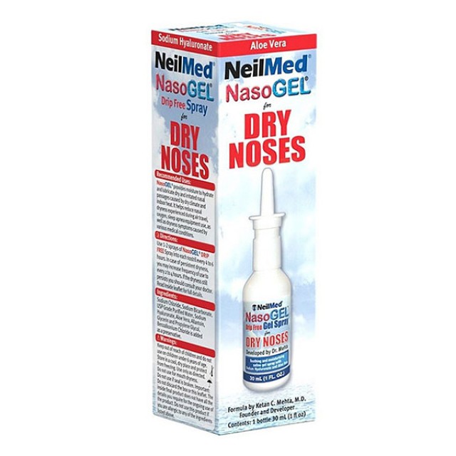 NeilMed NasoGel Spray for Nasal Dryness 30ml