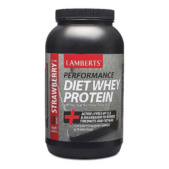 Lamberts Diet Whey Protein γεύση Φράουλα 1000g