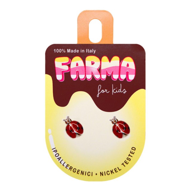 Farma Bijoux Earrings Ladybugs