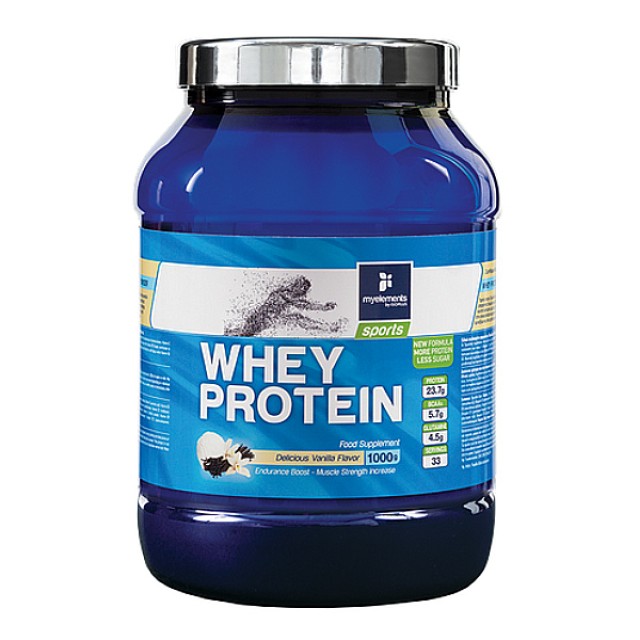My Elements Sports Whey Protein Powder Vanillia 1000g