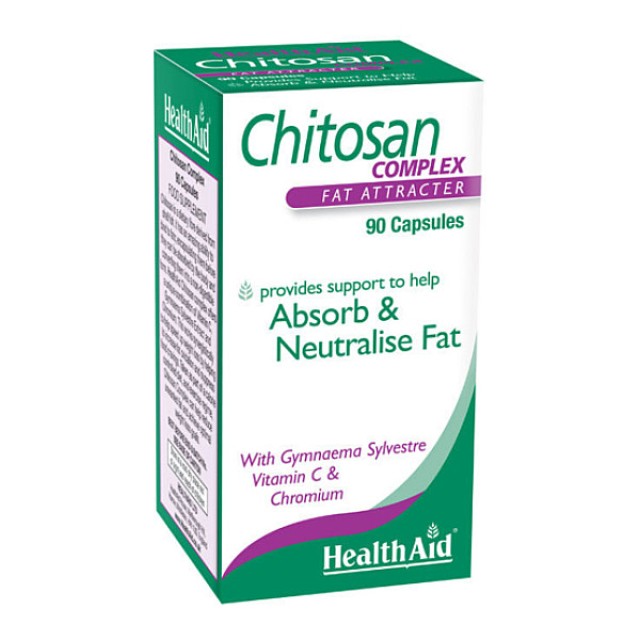 Health Aid Chitosan Complex Fat Attracter 90 κάψουλες