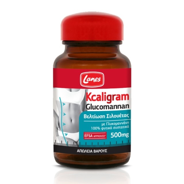 Lanes Kcaligram Glucomannan 60 herbal capsules