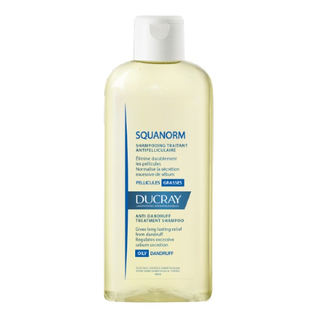 Ducray Squanorm Anti-Dandruff Treatment Shampoo - Greasy Dandruff 200ml