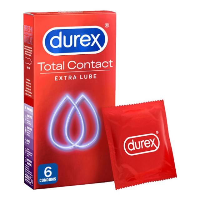 Durex Total Contact 6 τεμάχια