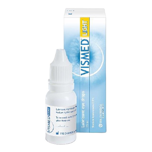 Vismed Light Lubricant Eye Drops 15ml