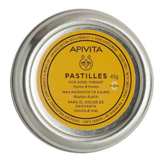 Apivita Pastilles Thyme and Honey 45g
