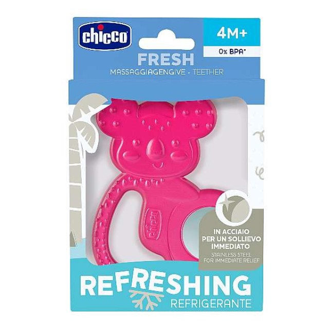 Chicco Fresh Refreshing Teether 4m+ Pink Koala 1 τεμάχιο