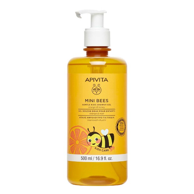 Apivita Mini Bees Genlte Kids Shower Gel 500ml