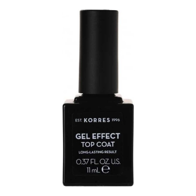 Korres Gel Effect Βερνίκι Νυχιών Top Coat 11ml