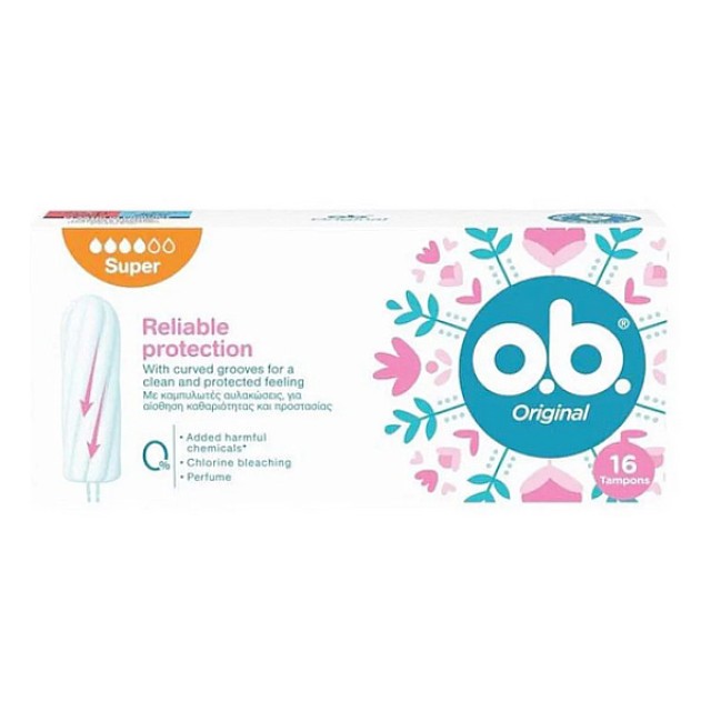 Ob Original Super 16 tampons