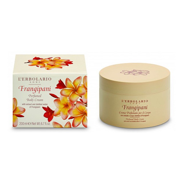 L'Erbolario Frangipani Αρωματική Κρέμα Σώματος 200ml