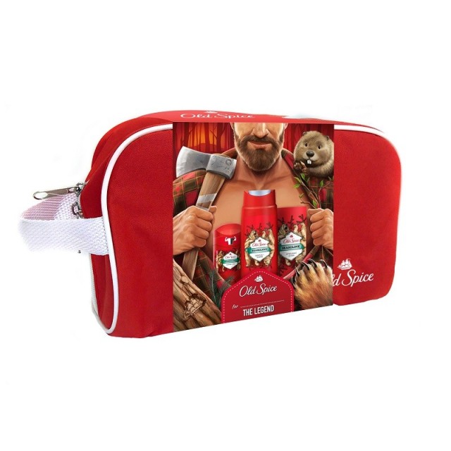 Old Spice Set Bearglove Deodorant Stick 50ml + Bearglove 2in1 Shower Gel - Shampoo 250ml + Bearglove After Shave Lotion 100ml