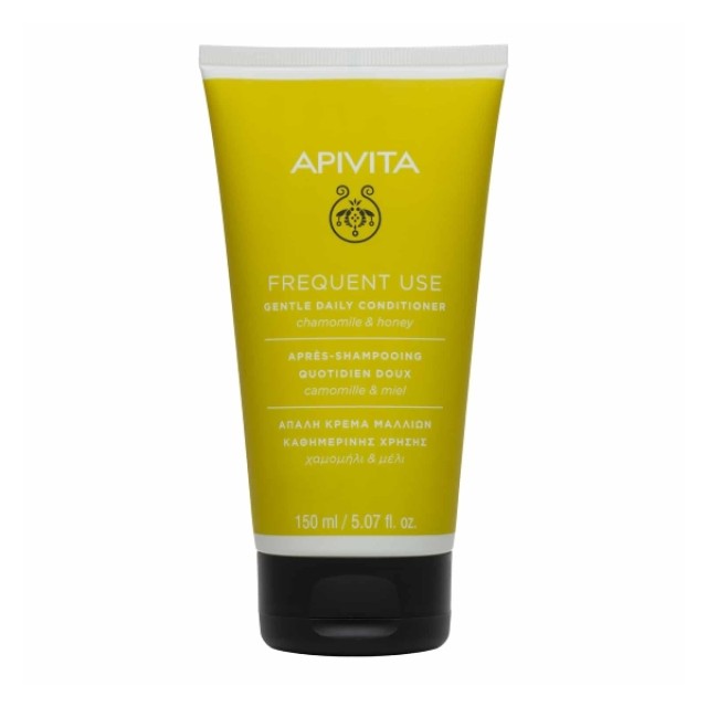Apivita Frequent Use Daily Use Cream For All Hair Types With Chamomile & Honey 150ml