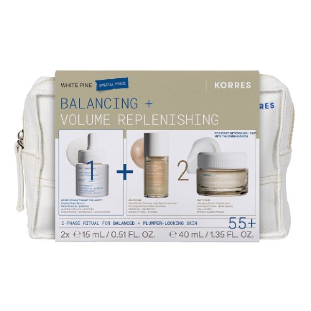 Korres White Pine Balancing and Volume Replenishing Set