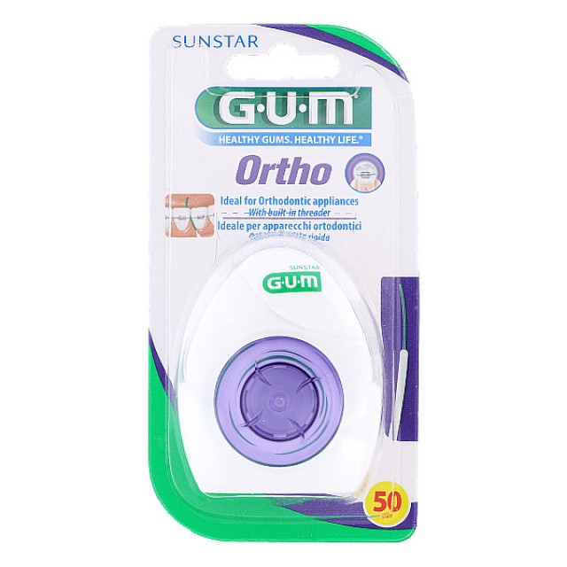 Gum Ortho Floss 50 χρήσεις