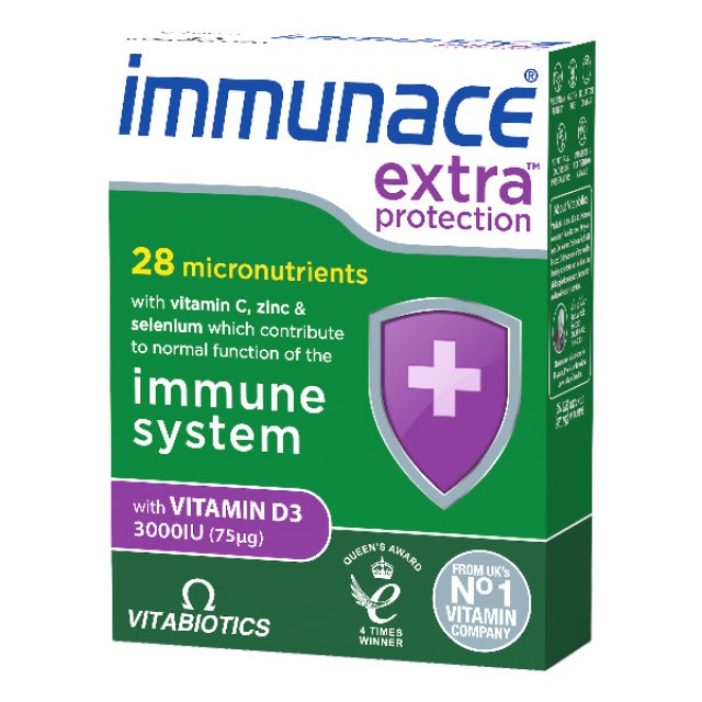 Vitabiotics Immunace Extra Protection 30 δισκία