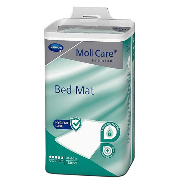 MoliCare Premium Bed Mat Υποσέντονο Μίας Χρήσης 5 Σταγόνες 60x90cm 30 τεμάχια