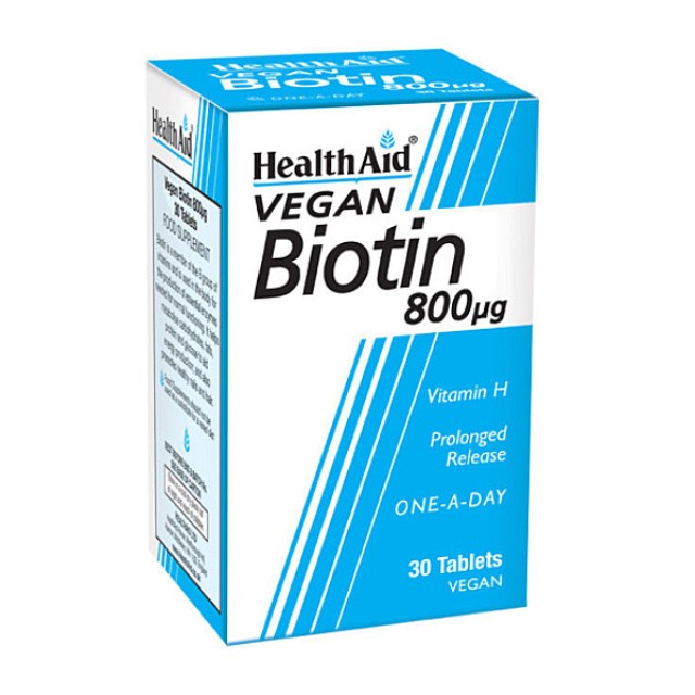Health Aid Biotin 800μg 30 tablets