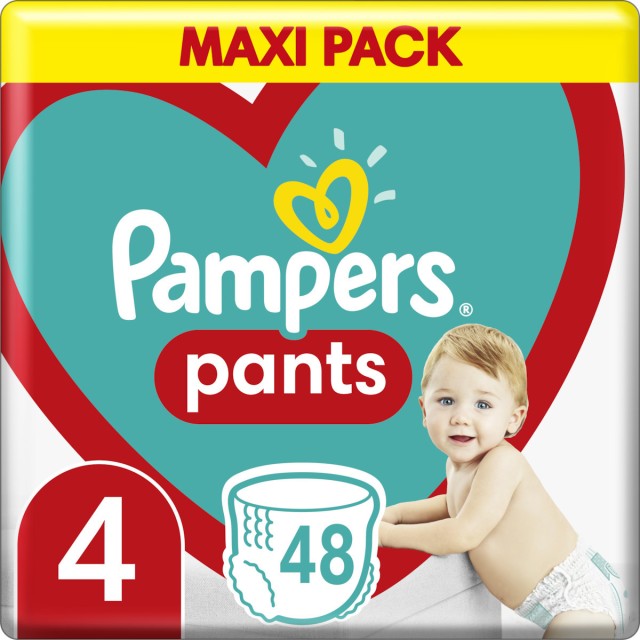 Pampers Pants No 4 (9-15kg) 48τμχ Maxi