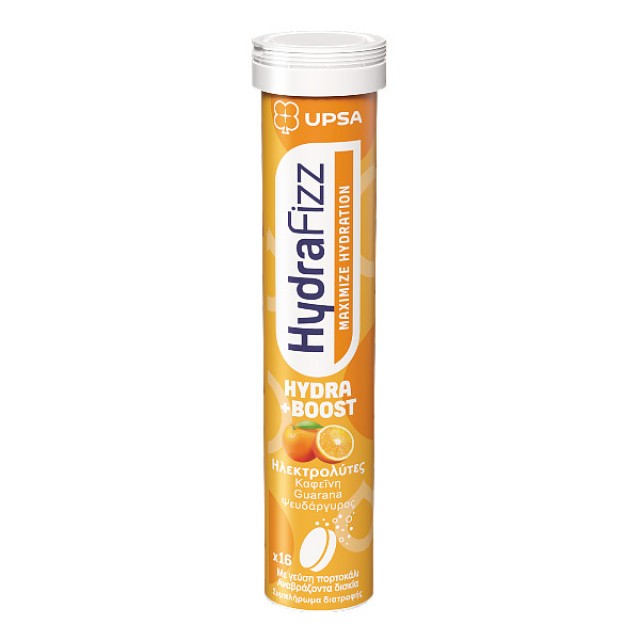Upsa HydraFizz Hydra Boost 16 αναβράζοντα δισκία