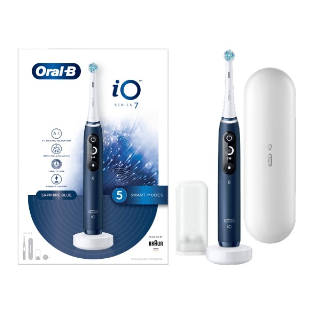 Oral-B iO Series 7 Sapphire Blue electric toothbrush