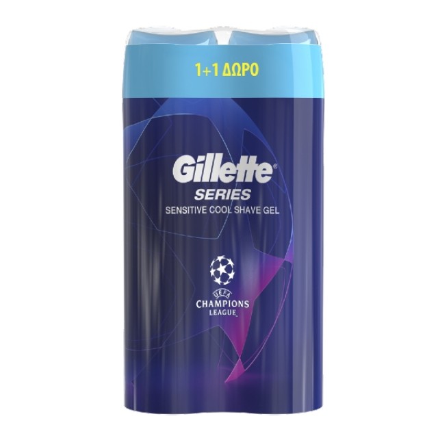 Gillette Series Sensitive Cool Shave Gel 2x200ml