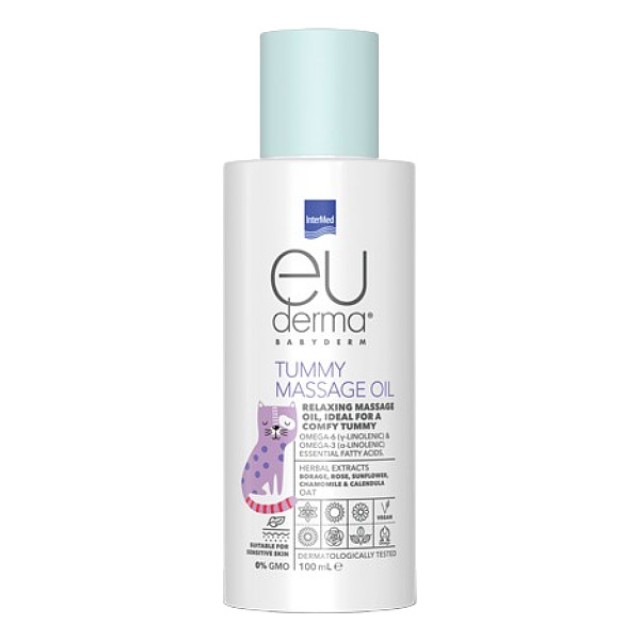 Intermed Euderma Babyderm Tummy Massage Oil 100ml