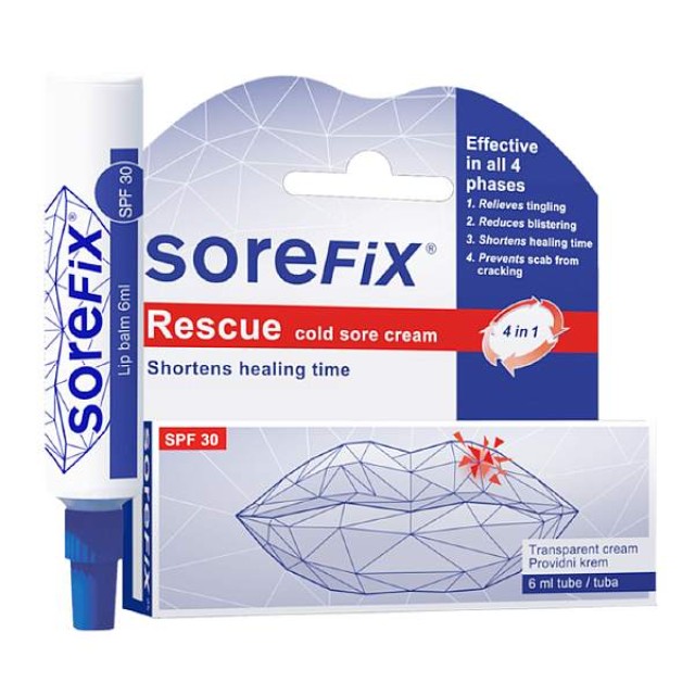 SoreFix Rescue Lip Balm SPF30 6ml