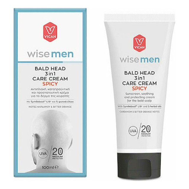 Vican Wise Men Bald Head 3in1 Care Cream Spicy 100ml