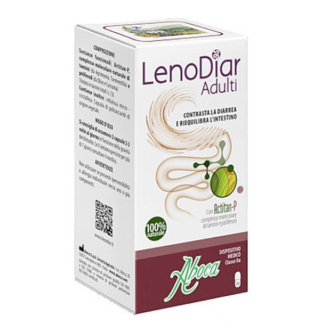 Aboca Lenodiar Adult 20 capsules