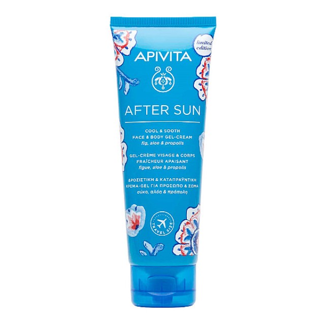 Apivita After Sun Cool and Sooth Face and Body Gel-Cream Travel Size 100ml