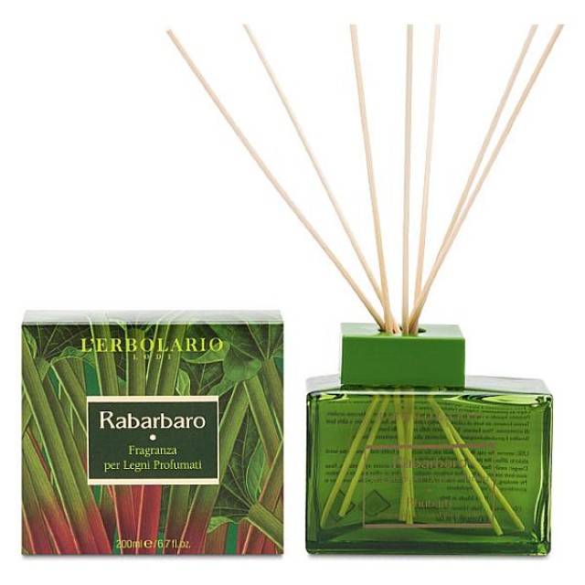 L'Erbolario Rabarbaro Αρωματικό Χώρου με Ξύλινα Στικ 200ml