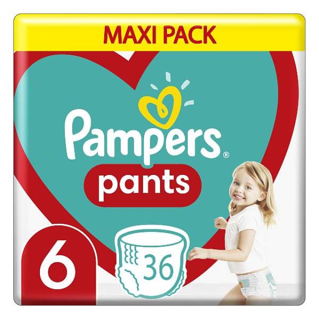 Pampers Pants No. 6 (15+ Kg) 36 pieces