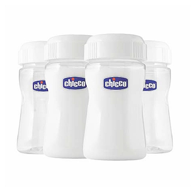 Chicco Μπουκάλια Διατήρησης Μητρικού Γάλακτος 4 τεμάχια