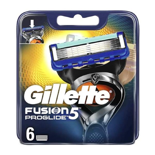 Gillette Fusion5 ProGlide Ανταλλακτικές Κεφαλές 6 τεμάχια