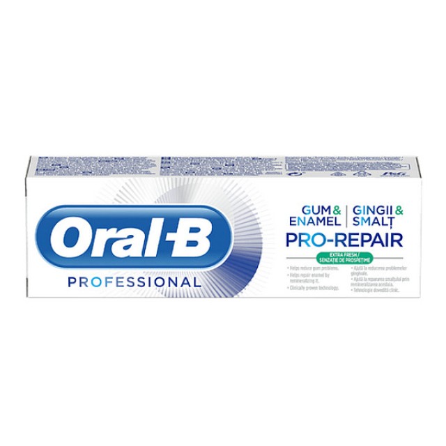 Oral-B Οδοντόκρεμα Gum & Enamel Pro-Repair Extra Fresh 75ml