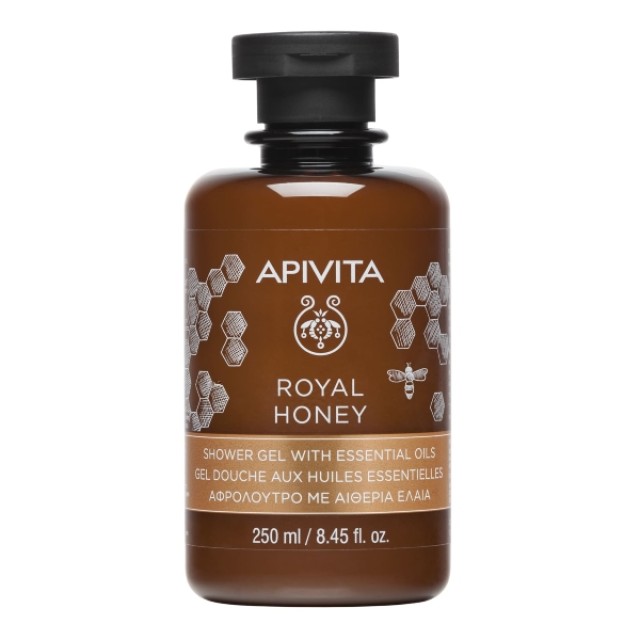 Apivita Royal Honey Shower Gel Αφρόλουτρο Με Αιθέρια Έλαια 250ml