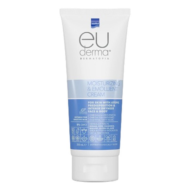 Intermed Euderma Dermatopia Moisturizing and Emollient Cream 200ml