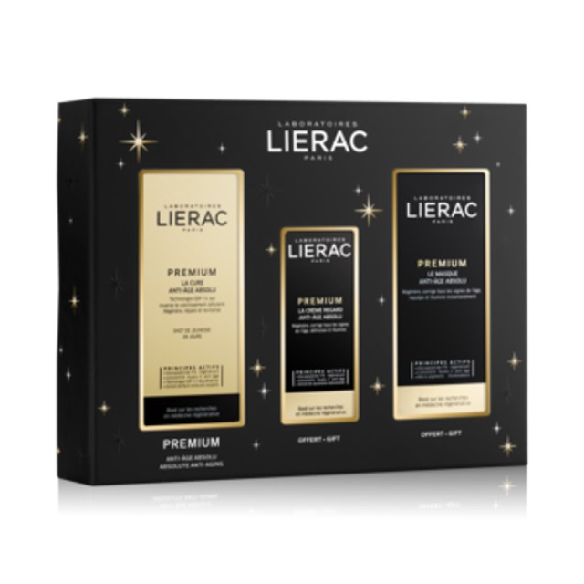 Lierac Premium Xmas Set La Cure Απόλυτης Αντιγήρανσης 30ml & Δώρο Κρέμα Ματιών 15ml & Μάσκα 75ml