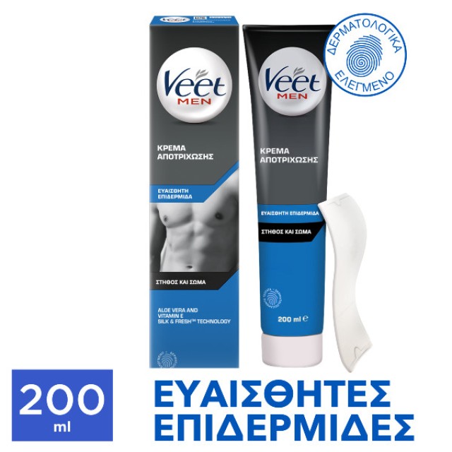 Veet for Men Hair Removal Cream For Men For Sensitive Skin 200ml