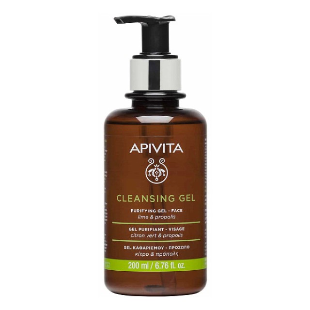 Apivita Purifying Cleansing Gel for Face 200ml