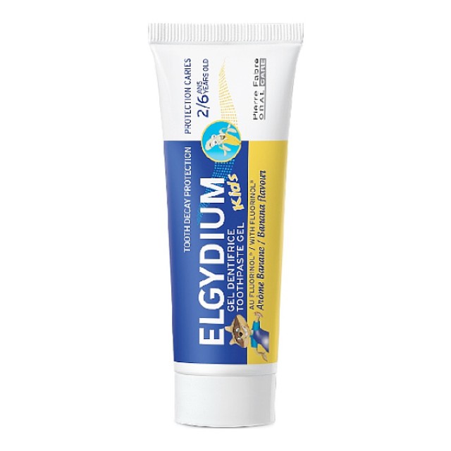 Elgydium Kids Children's Toothpaste with Banana flavor 50ml