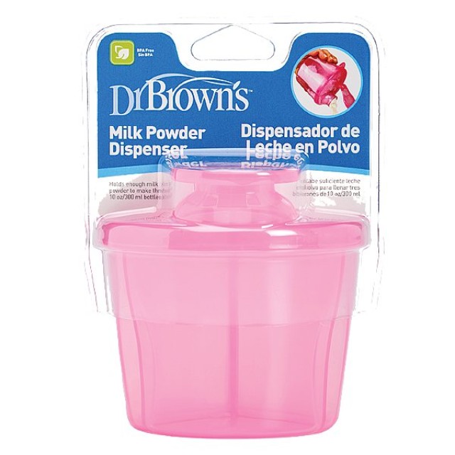 Dr Brown's Δοσομετρητής Σκόνης Γάλακτος Ροζ