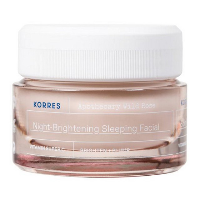 Korres Wild Rose Shine & First Wrinkles Restorative Night Cream 40ml