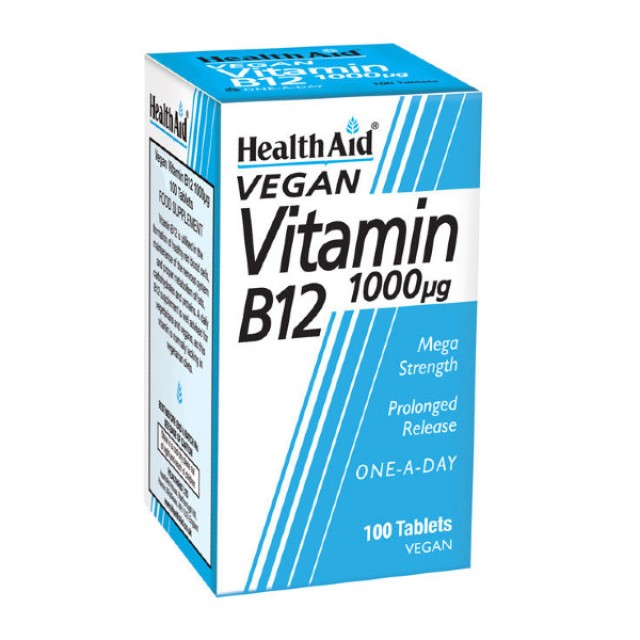 Health Aid Vitamin Β12 1000μg Economy Pack 100 ταμπλέτες