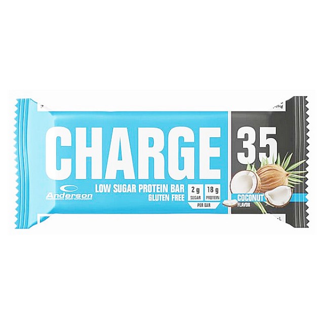 Anderson Charge 35 Low Sugar Protein Bar Coconut 50g