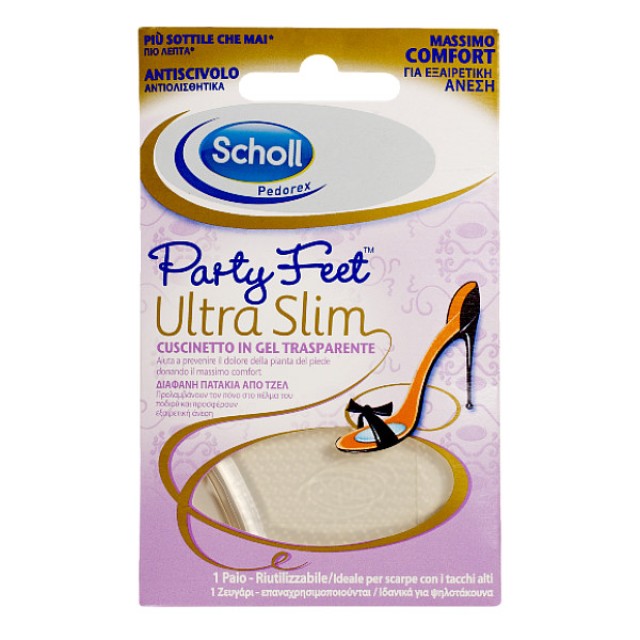 Scholl Party Feet Ultra Slim Πατάκια από Τζελ 1 ζευγάρι