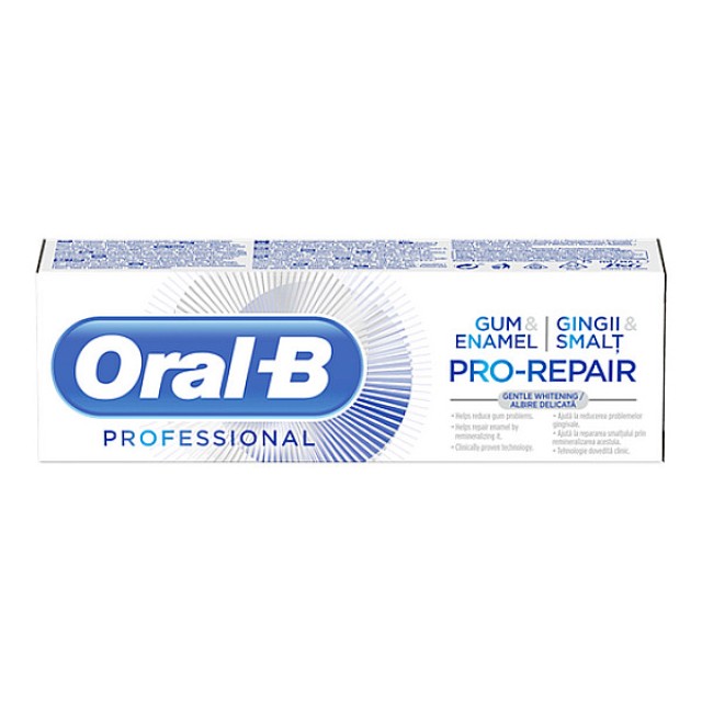 Oral-B Οδοντόκρεμα Gum & Enamel Pro-Repair Gentle Whitening 75ml