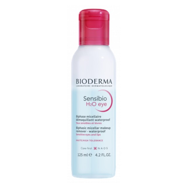 Bioderma Sensibio H2O Eye Biphasic Micellar Water For Eye & Lip Makeup Removal 125ml