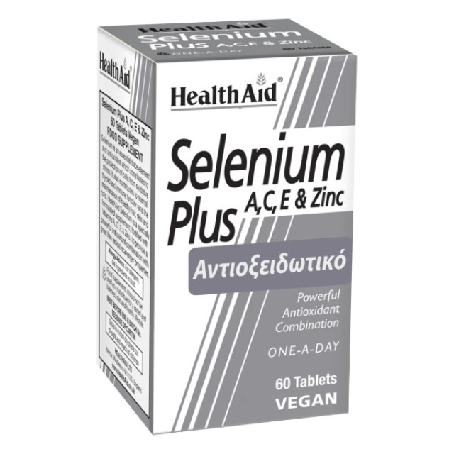 Health Aid Selenium Plus A, C, E and Zinc 60 ταμπλέτες